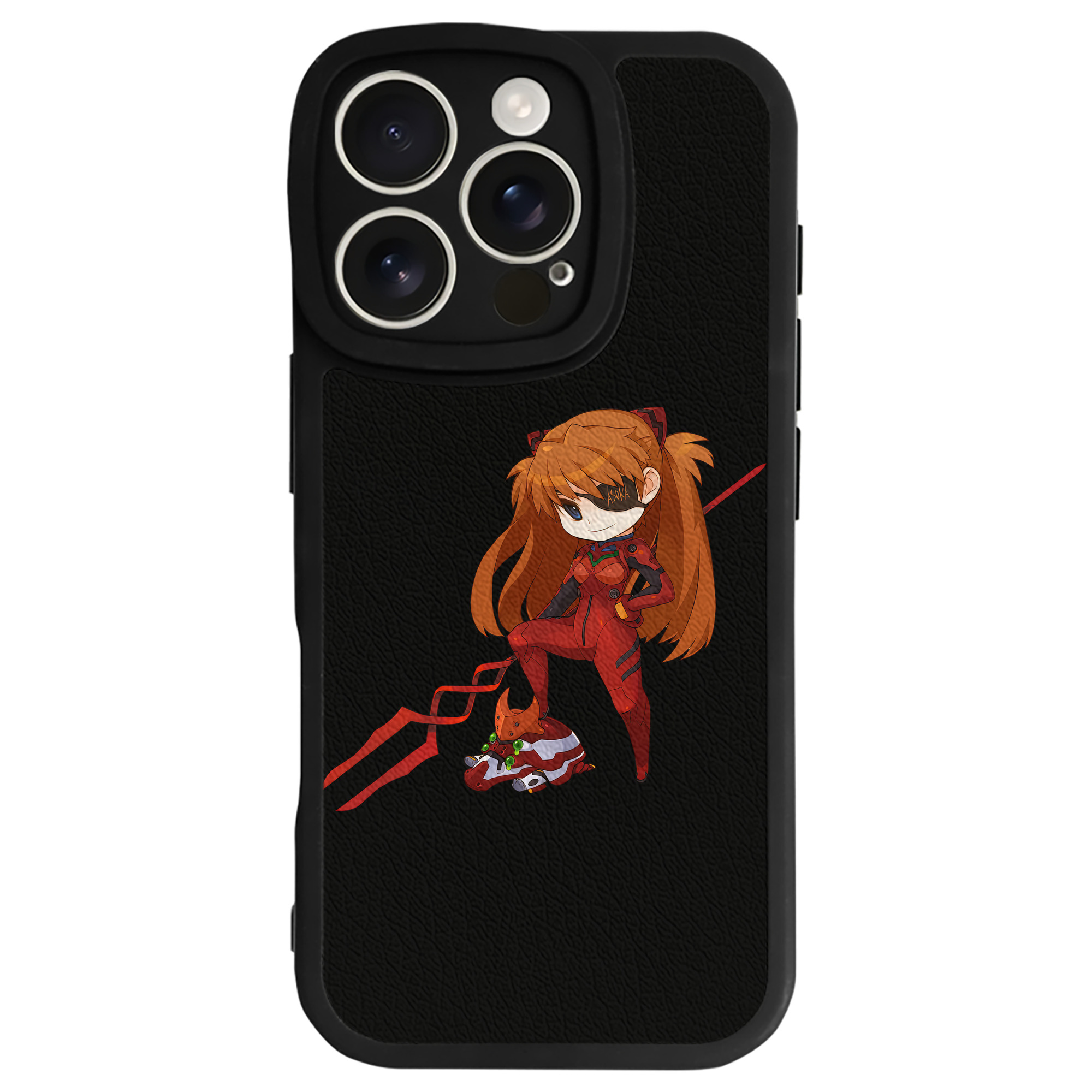 （画像用） EVA 新世紀エヴァンゲリオン 【iPhone 16シリーズ対応】シリコンスマホケース（レザー調） 材質：シリコン